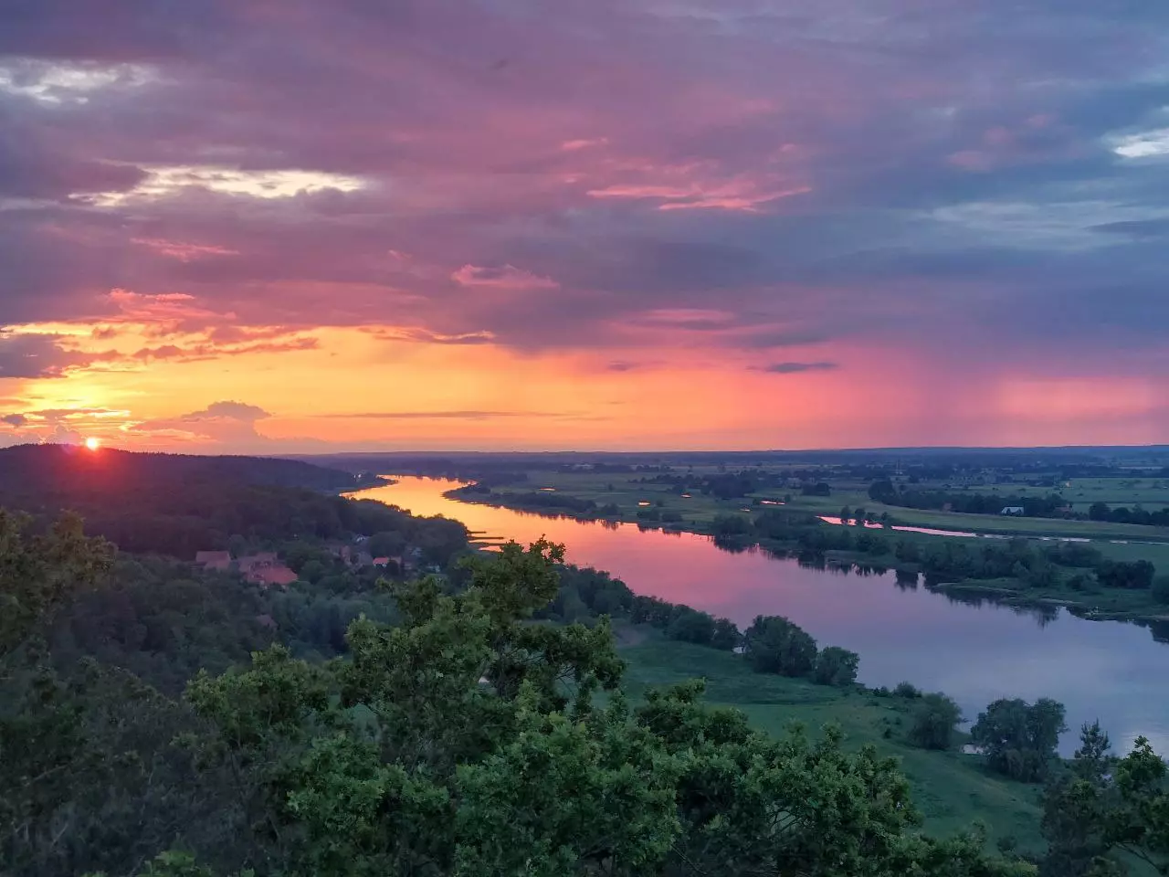 Die Elbe bei Rosien - Elbtal Die Elbe bei Rosien - Elbtal